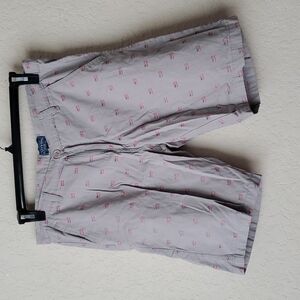 4/$30 Canyon Creek khaki American flag mens size 34 shorts **